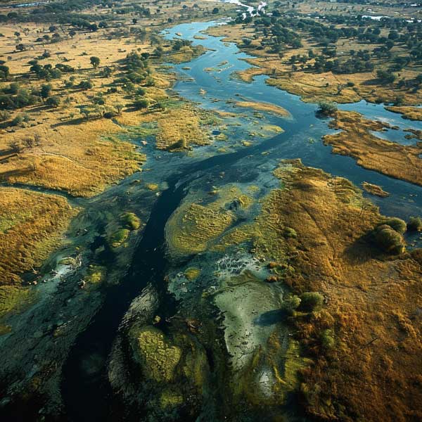 the-okavango-delta-aerial-view