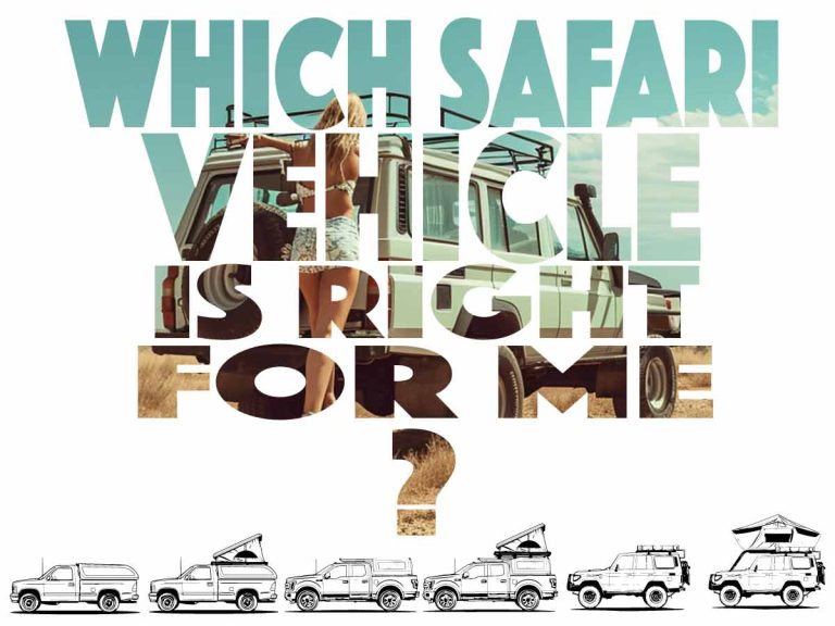 Which safari vehicle is right ofor your self-drive holiday?