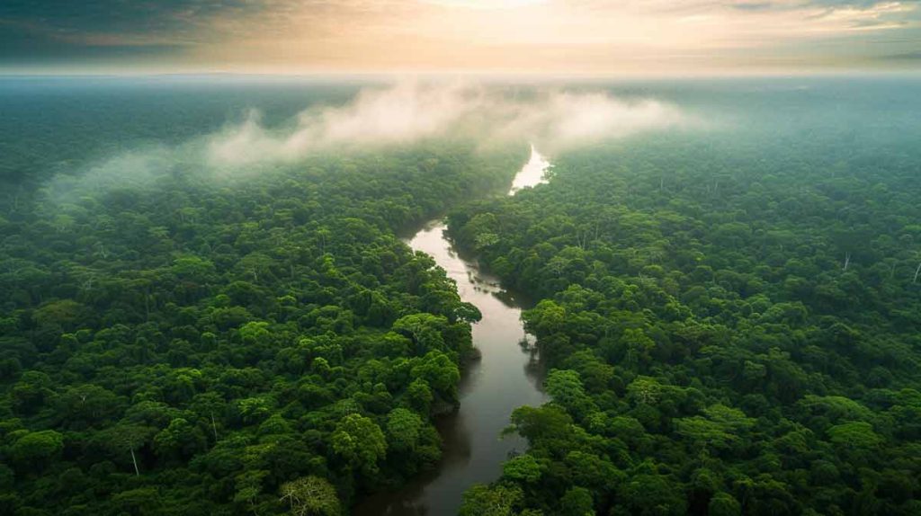 The Congo Basin from the air