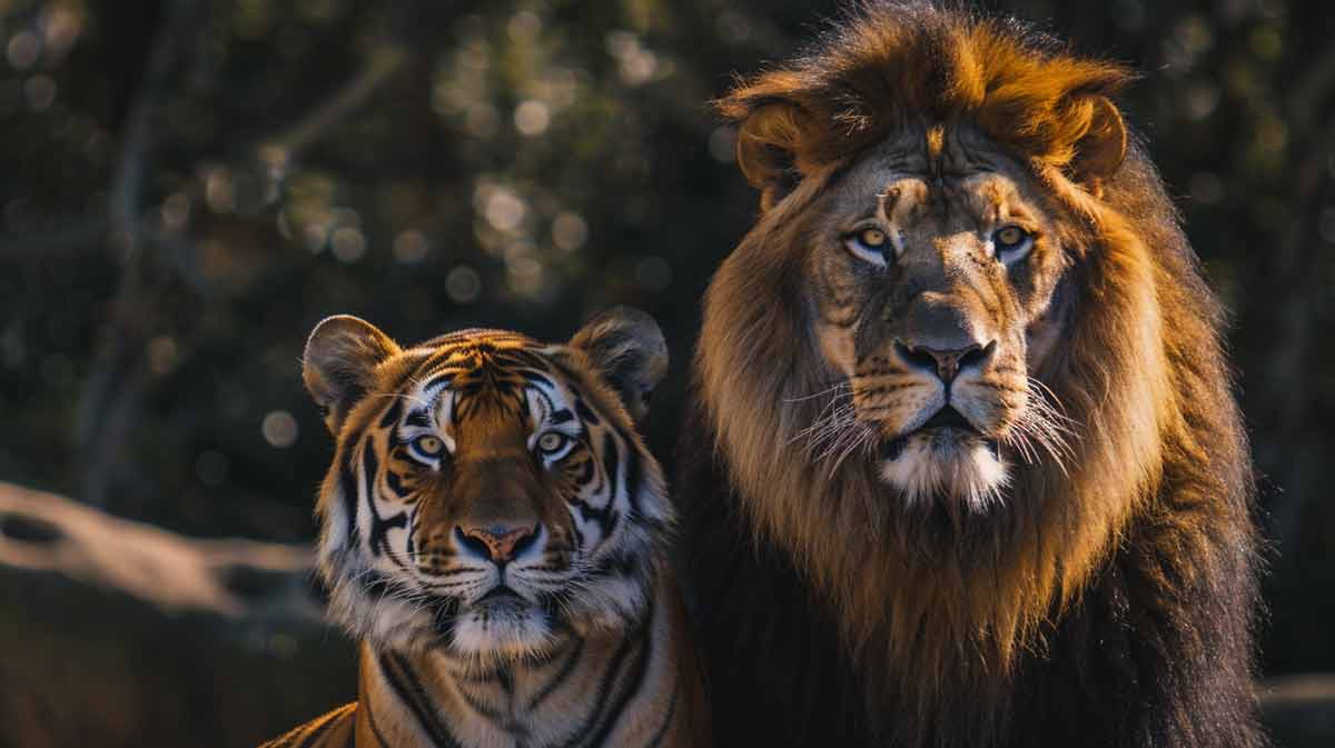 Lion versus Tiger - which is bigger?